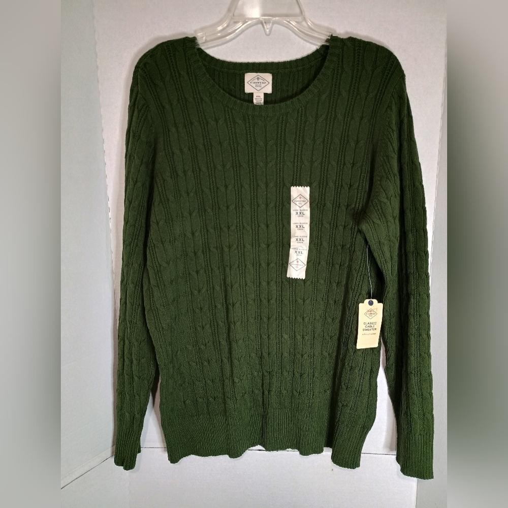 St John's Bay Women's Cable Sweater Size XXL